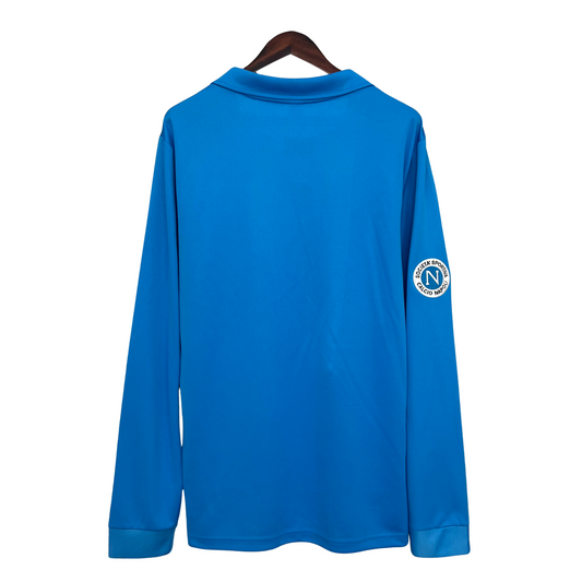 Camisa SSC Napoli I 87/88 Retrô Manga Longa