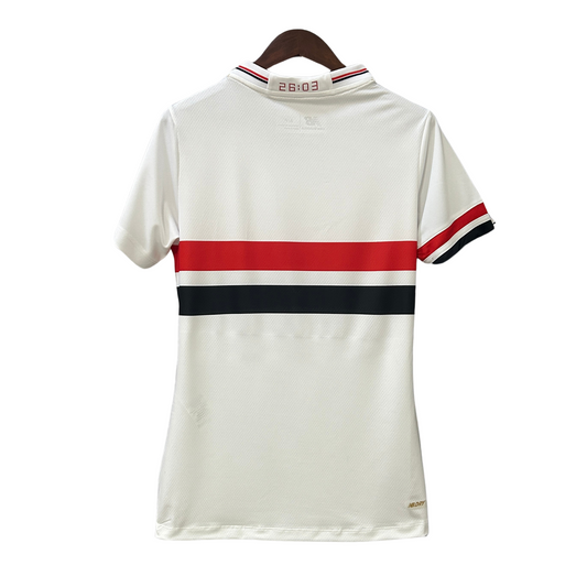 Camiseta São Paulo Local 25/26 Mujer Versión Fan