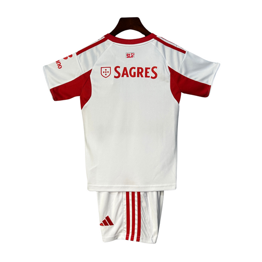 Tercera equipación del SL Benfica 25/26 para niños