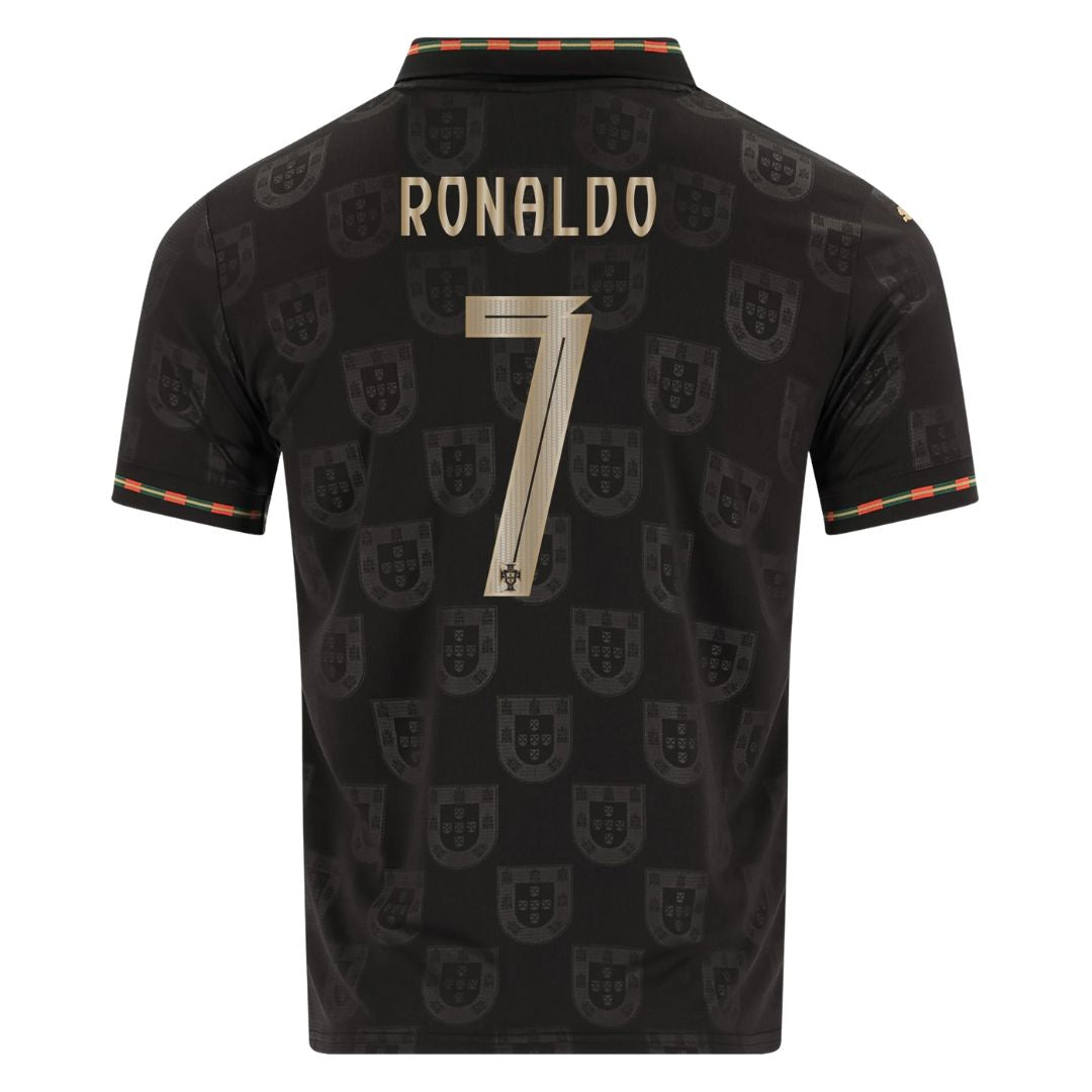 Camiseta de aficionado de Portugal Pantera Negra 2025/26 #7 Ronaldo