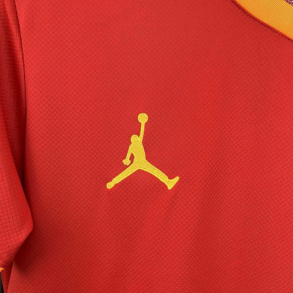 Camiseta roja especial de Brasil Jordan 25/26 versión para aficionados