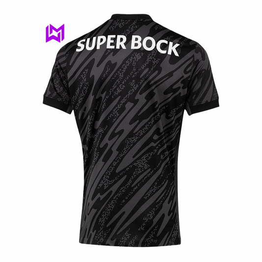 Camiseta de portero del Sporting, negra, 2025/26 - ¡ÚLTIMAS UNIDADES! 🔥💚