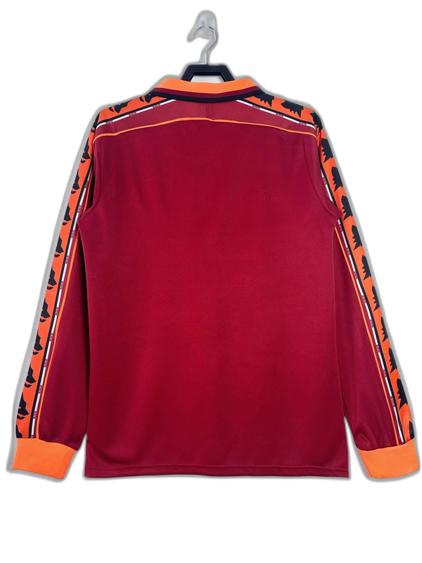 Camiseta local de la AS Roma 98/99 I - Versión retro de manga larga