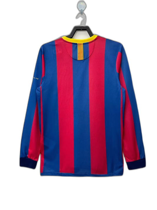 Camiseta local del Barcelona 10/11 I - Versión retro de manga larga