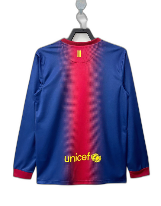 Camiseta local del Barcelona 12/13 I - Versión retro de manga larga