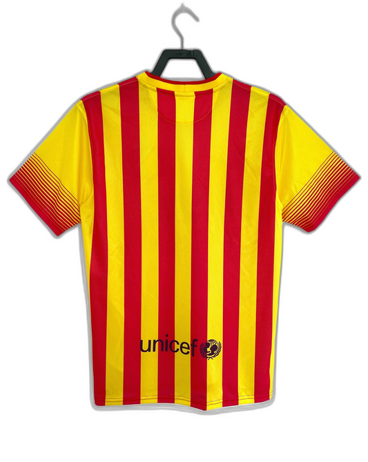 Camiseta de visitante del Barcelona 13/14 II - Versión retro
