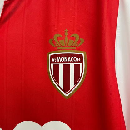 Camiseta local del AS Mónaco 25/26, versión para aficionados 