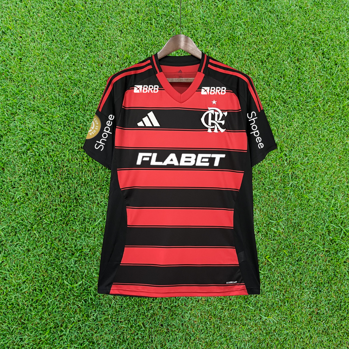 Camiseta Flamengo Local 25/26 Versión Fan 
