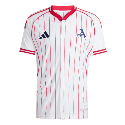 Camisa Arsenal Baseball - US Pack 25/26 Retrô