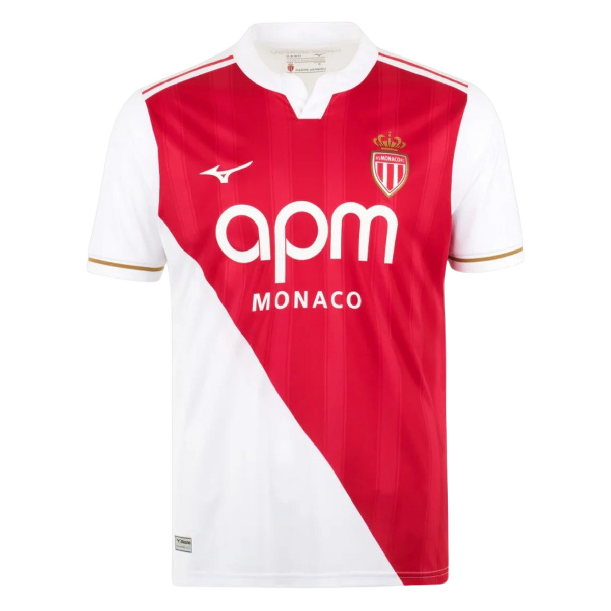 Camiseta local del AS Mónaco 25/26, versión para aficionados 