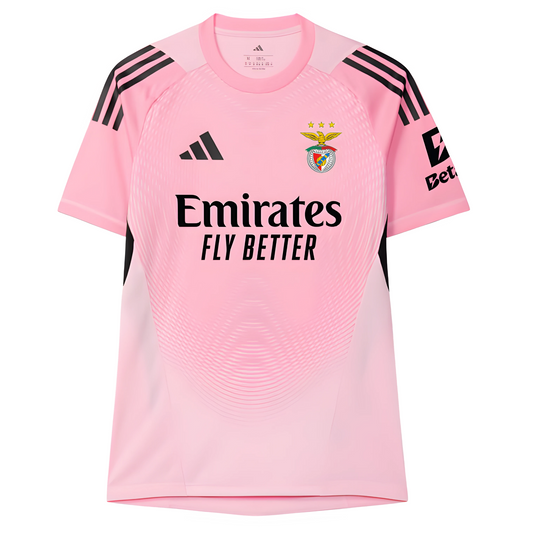 Camisa SL Benfica Goleiro Rosa 25/26 Torcedor