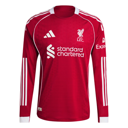 Camiseta local del Liverpool FC 25/26 de manga larga 