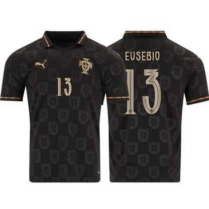 Camiseta de aficionado de Portugal Pantera Negra 2025/26 #13 Eusebio 