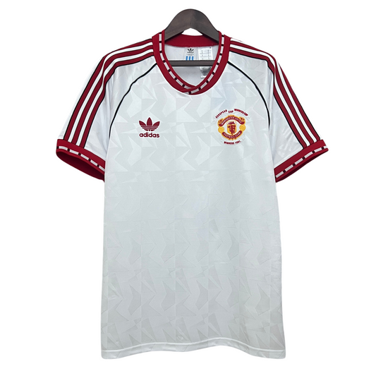 Camiseta retro de visitante del Manchester United 1991 