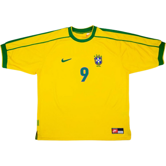 Brazil Home Jersey 1998 Retro