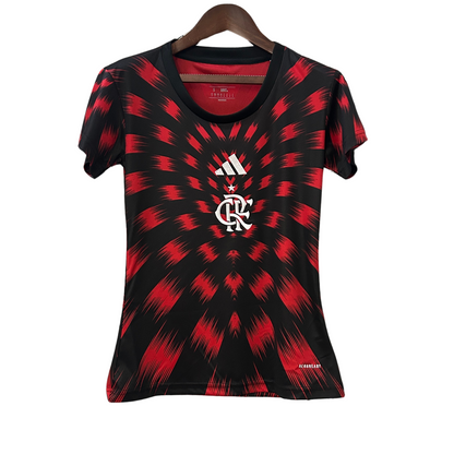 Camiseta de aficionado femenina del Flamengo prepartido 25/26 