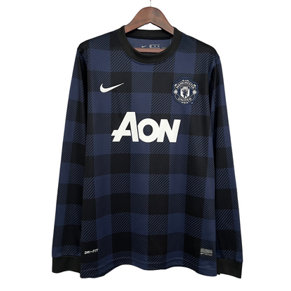Camiseta de visitante del Manchester United 13/14 retro de manga larga