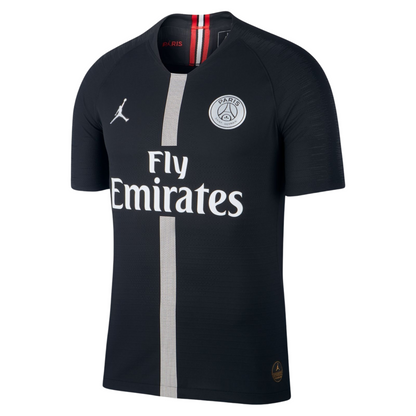 Camisa Paris Saint-Germain F.C (PSG) Preta 18/19 Retrô