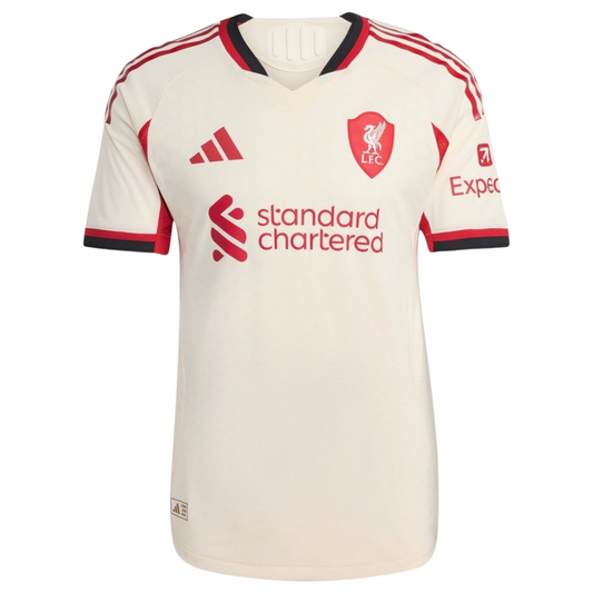 Camiseta de visitante del Liverpool FC 25/26, versión para aficionados 