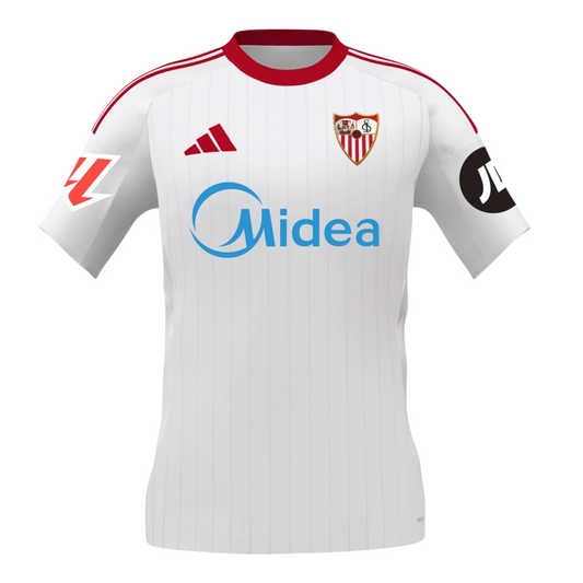 Camiseta local del Sevilla FC 25/26 versión para aficionados 