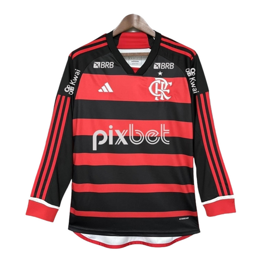 Camisa Flamengo I 24/25 Manga Longa