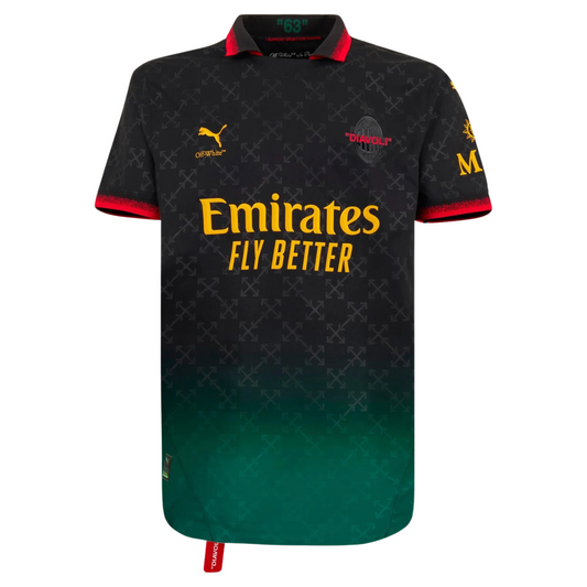 Camisa AC Milan Off-White 25/26 Torcedor
