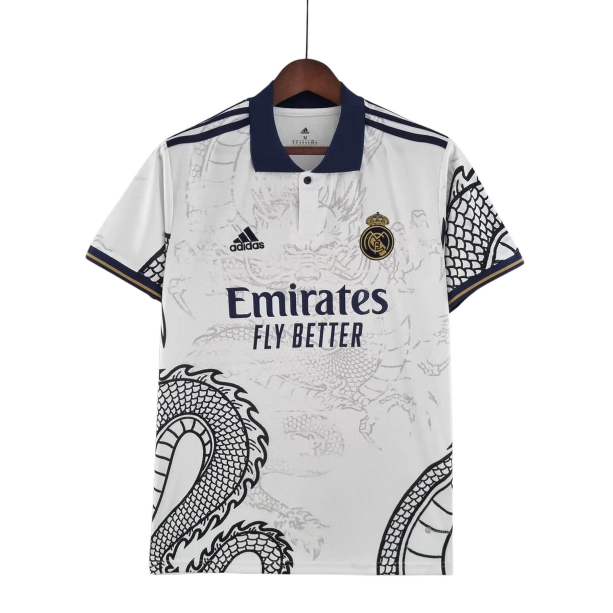 Real Madrid Special Edition White Dragon Jersey 25/26 Fan Version 