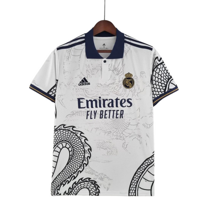 Real Madrid Special Edition White Dragon Jersey 25/26 Fan Version 