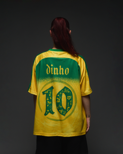 Camiseta retro de Dinho