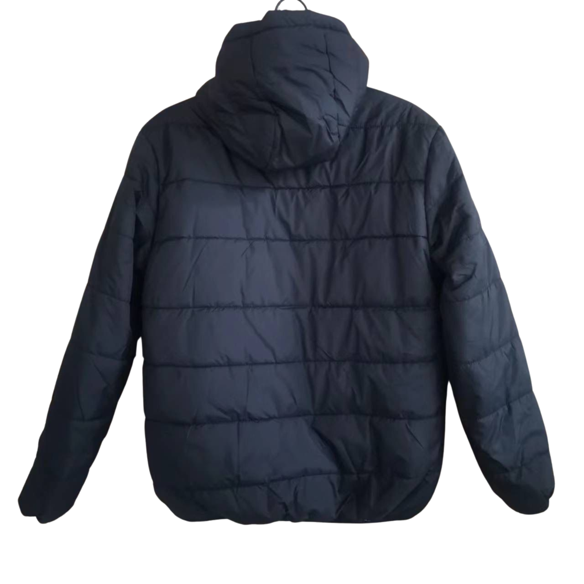 Chaqueta negra brasileña con chaqueta acolchada