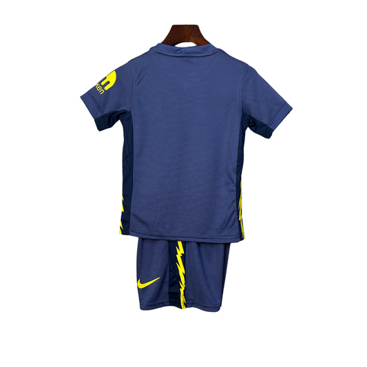 Equipación del Atlético de Madrid II 25/26 para niños 