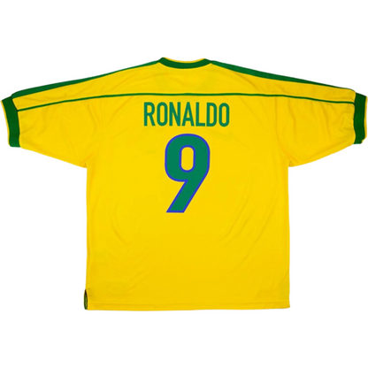 Brazil Home Jersey 1998 Retro
