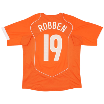 Netherlands Home Jersey 2004 Retro 