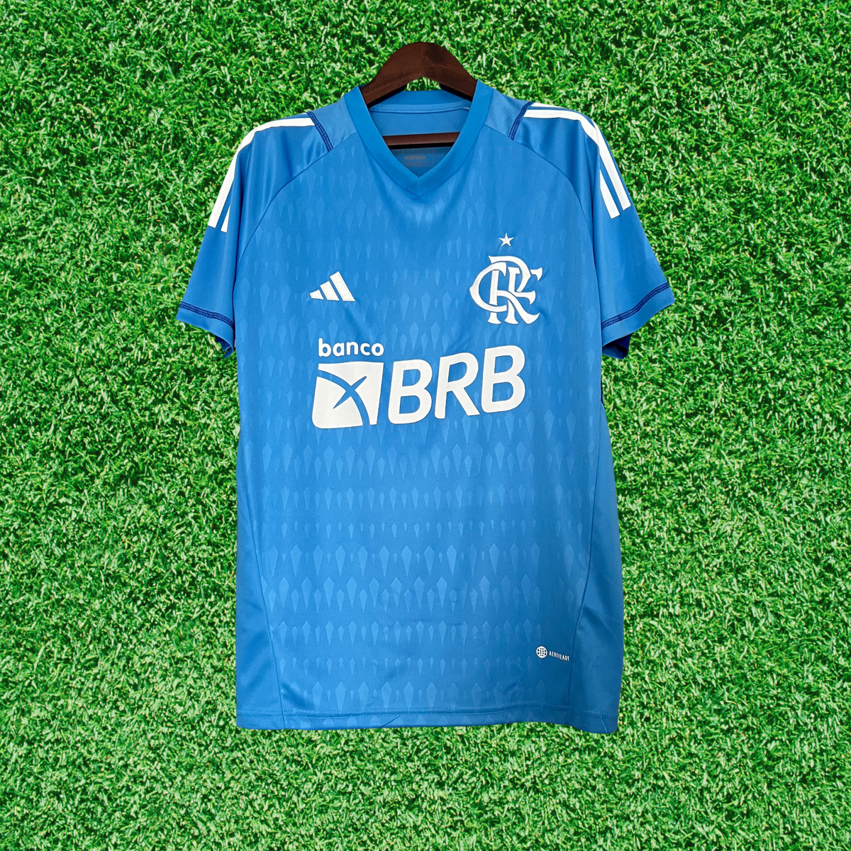 Camiseta de portero del Flamengo, azul, 23/24, versión para aficionados 