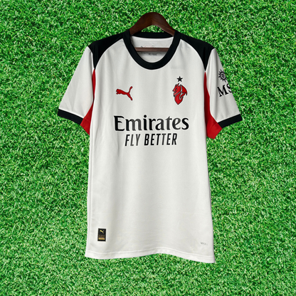 Camiseta de visitante del AC Milan 25/26, versión para aficionados 