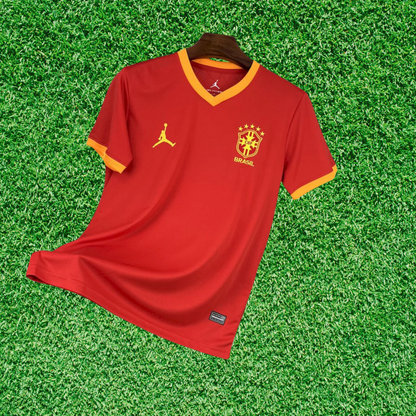 Camiseta roja especial de Brasil Jordan 25/26 versión para aficionados 