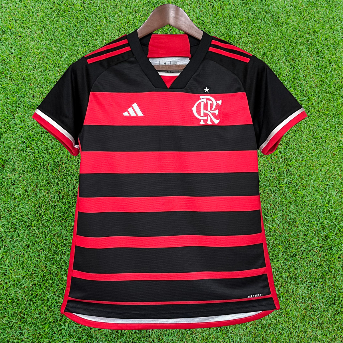 Camiseta local del Flamengo 24/25, versión para aficionados para mujer 