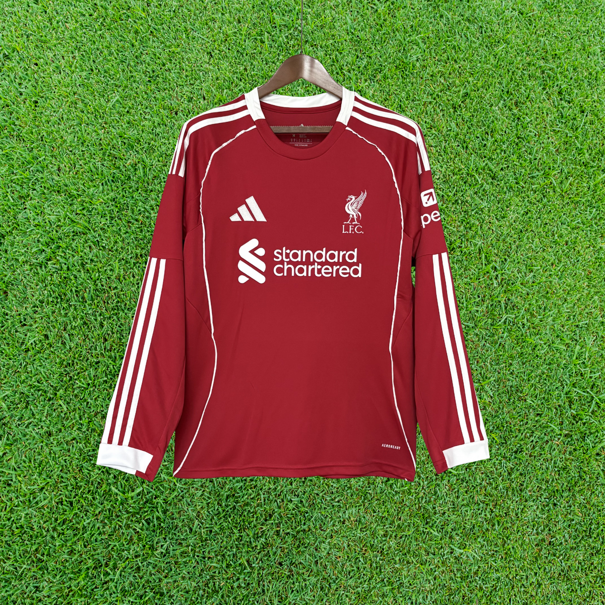 Camiseta local del Liverpool FC 25/26 de manga larga 