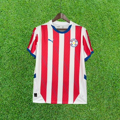 Paraguay Home Jersey 2025 Fan Version 