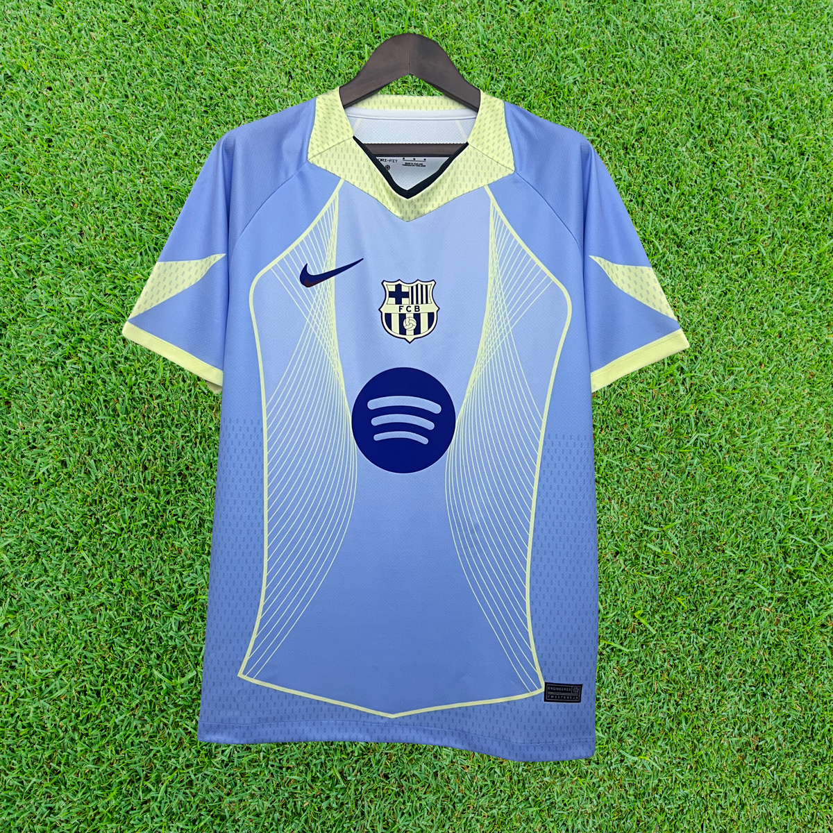 Camiseta azul especial del Barcelona 25/26 versión para aficionados 