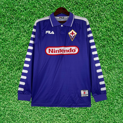 Camisa ACF Fiorentina I 98/99 Retrô Manga Longa