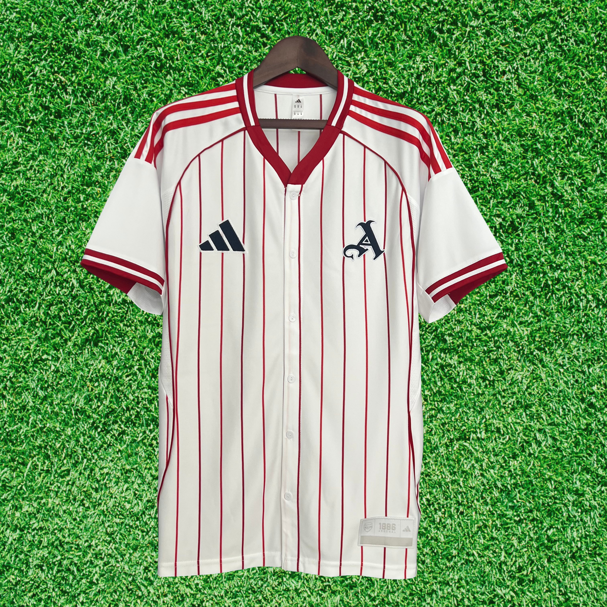 Camisa Arsenal Baseball - US Pack 25/26 Retrô