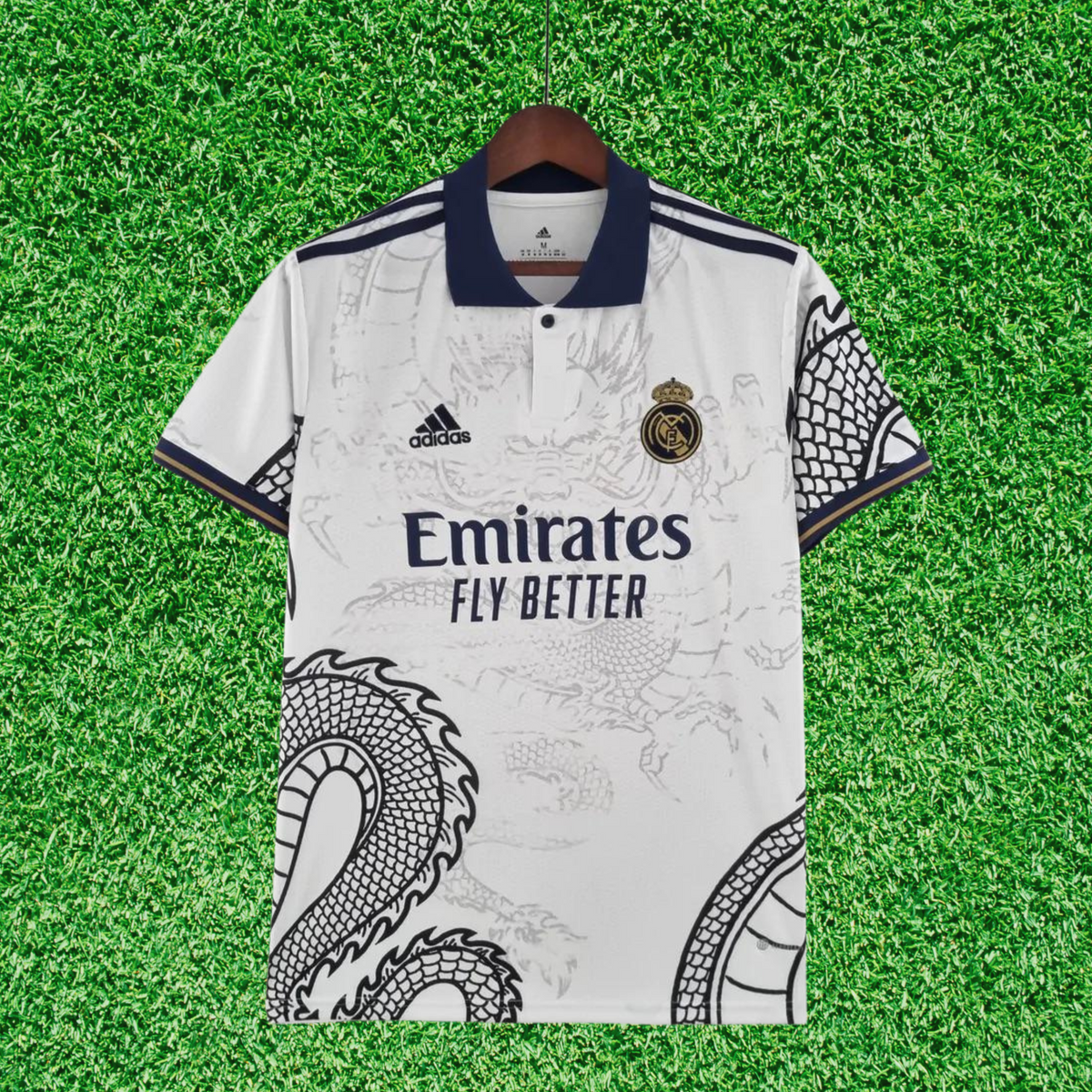 Real Madrid Special Edition White Dragon Jersey 25/26 Fan Version 
