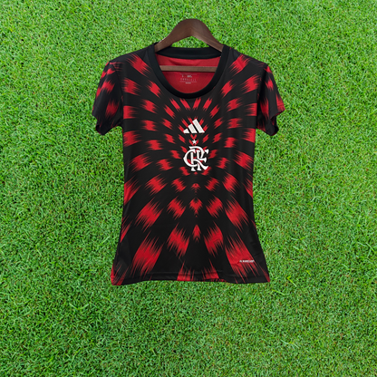 Camiseta de aficionado femenina del Flamengo prepartido 25/26 