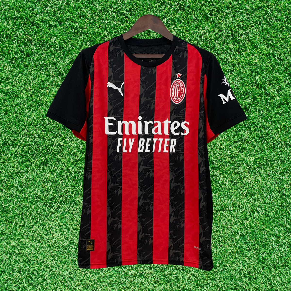 Camiseta local del AC Milan 25/26, versión para aficionados 