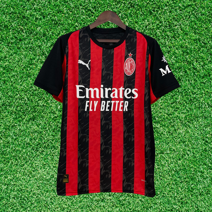 Camiseta local del AC Milan 25/26, versión para aficionados 