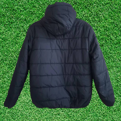 Chaqueta negra brasileña con chaqueta acolchada
