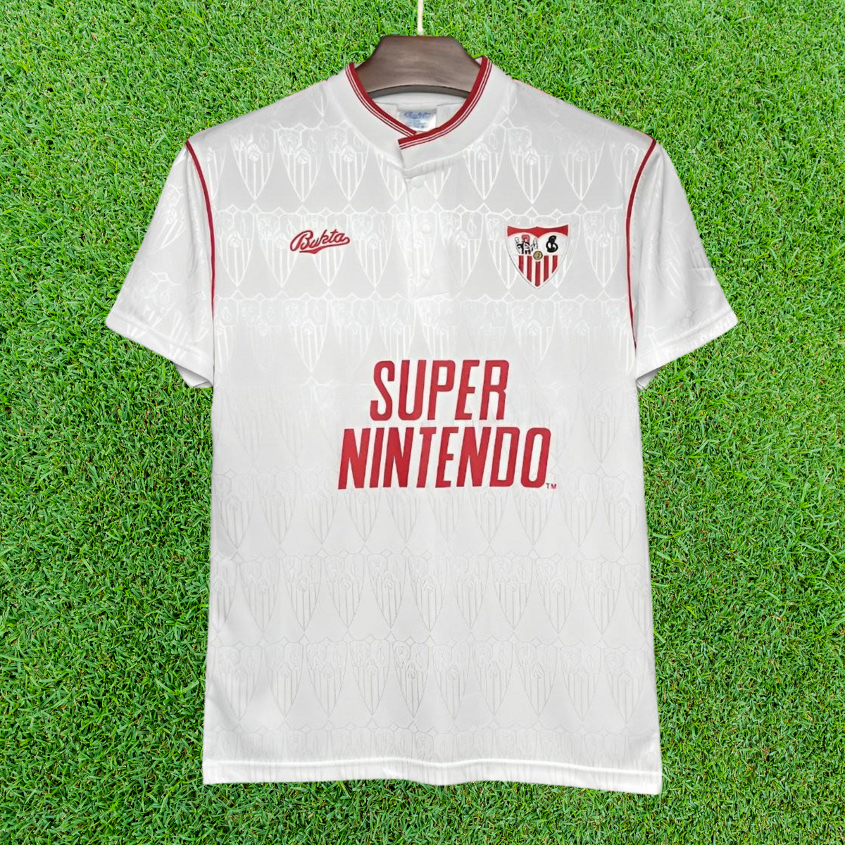 Camiseta retro local del Sevilla FC 91/92 