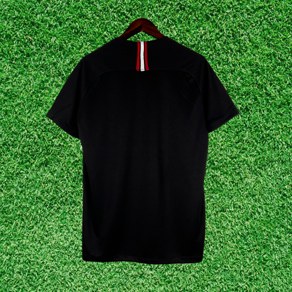 Camisa Paris Saint-Germain F.C (PSG) Preta 18/19 Retrô