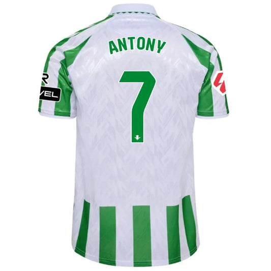 Antony - Camiseta Local del Real Betis 24/25 - Versión Fan